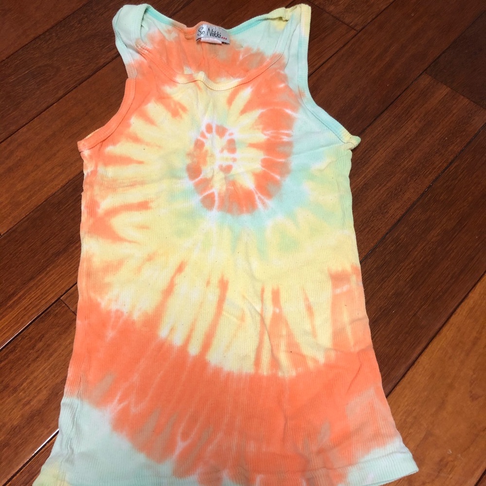 So Nikki Tie-dye Tank Top